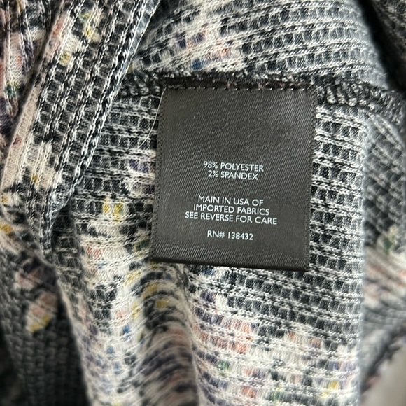 ModCloth Floral Waffle Knit Henley Long Sleeve Top - Picture 8 of 8